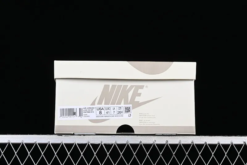 All categories Air Jordan Jordan series basketball shoes Air Jordan 1 Low Travis Scott x Air Jordan 1 Low OG AJ1 Joe 1 joint overhead hook DM7866-815